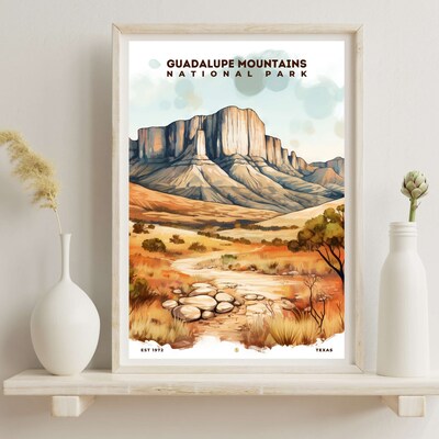 Guadalupe Mountains National Park Poster, Travel Art, Office Poster, Home Decor | S8 - image6
